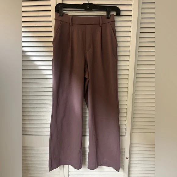 Halara Mauve Women's Flare Leg Pants Size XS - Picture 5 of 7